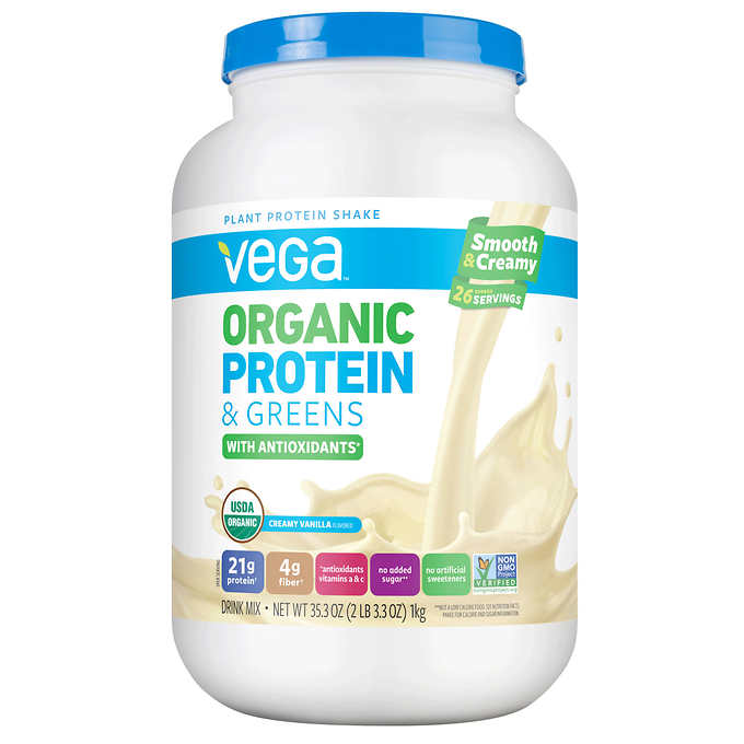 Vega香草味植物分解蛋白天然有机蛋白粉